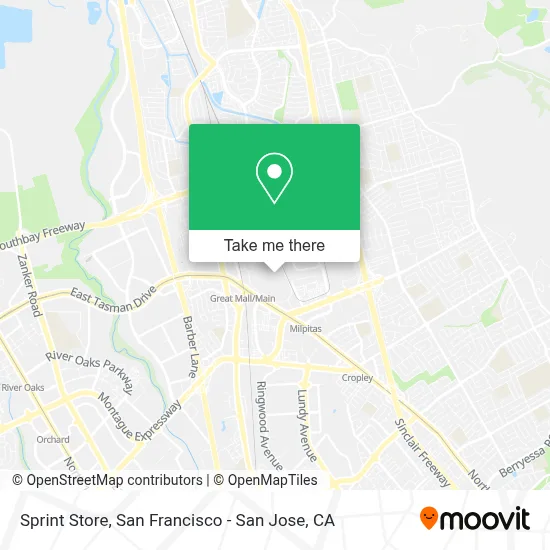 Sprint Store map