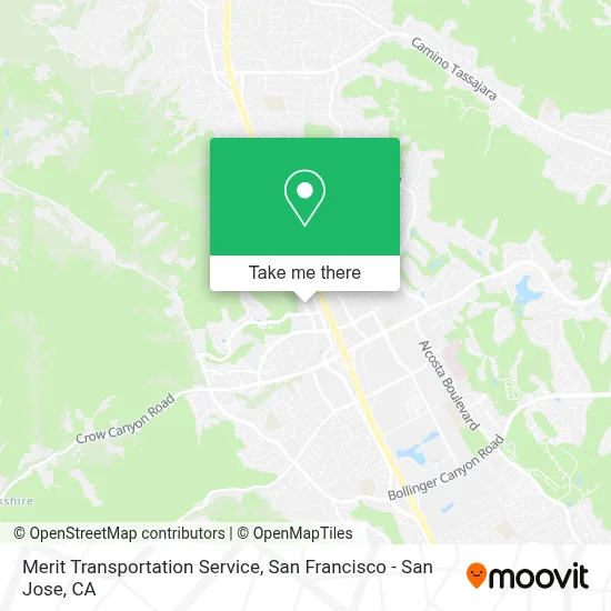 Merit Transportation Service map