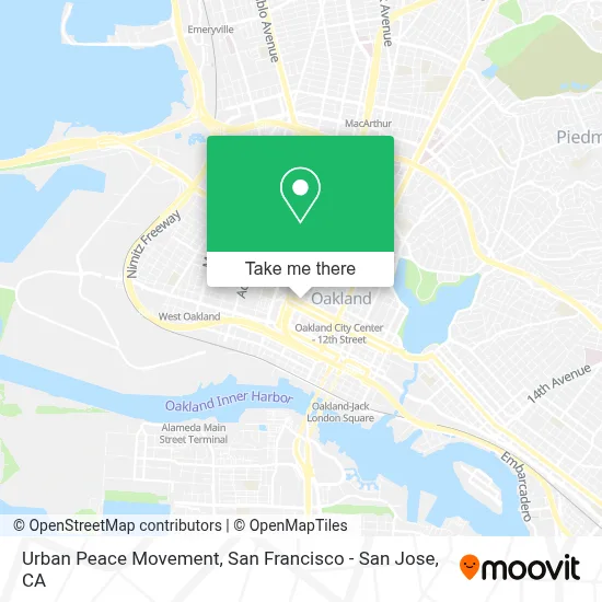 Urban Peace Movement map