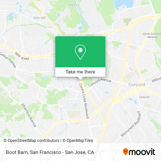Boot Barn map