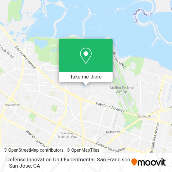 Defense Innovation Unit Experimental map