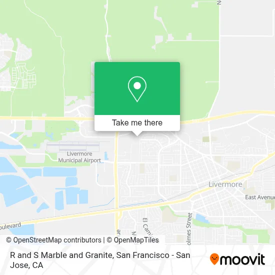 R and S Marble and Granite map