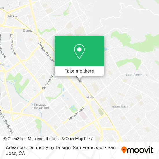 Advanced Dentistry by Design map