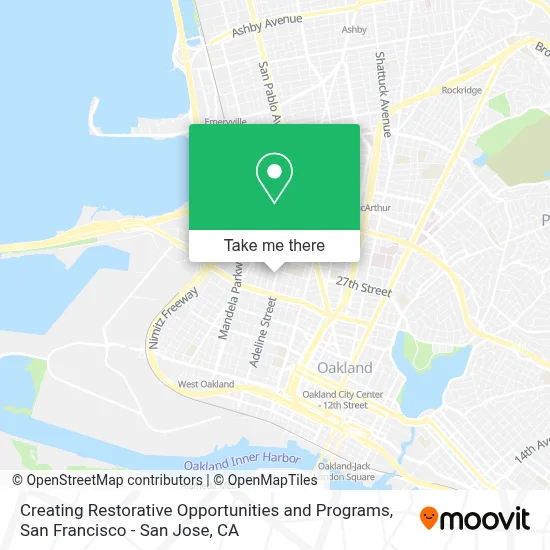 Creating Restorative Opportunities and Programs map