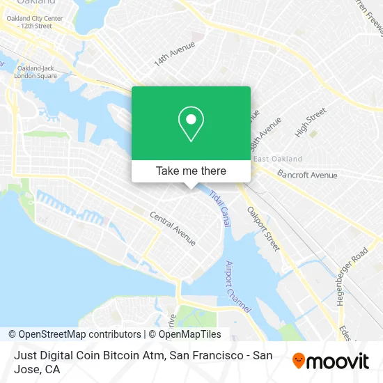 Just Digital Coin Bitcoin Atm map