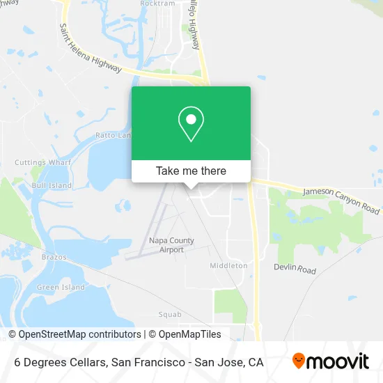 6 Degrees Cellars map
