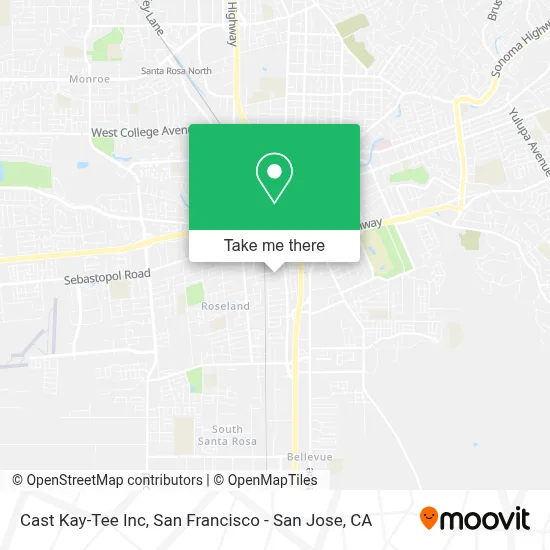 Cast Kay-Tee Inc map