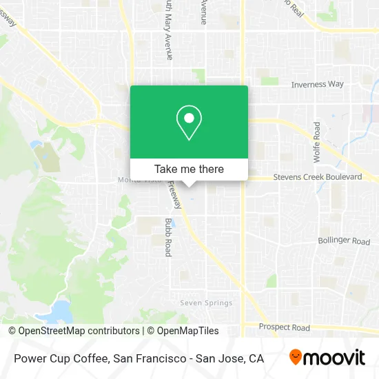 Power Cup Coffee map