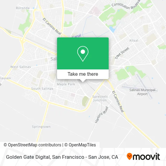 Golden Gate Digital map