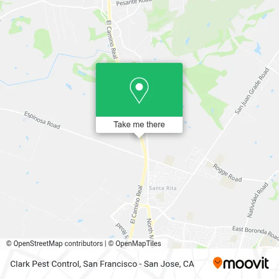 Clark Pest Control map