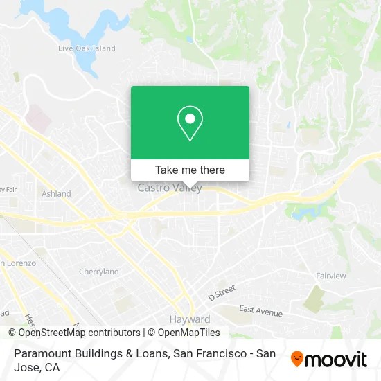 Paramount Buildings & Loans map
