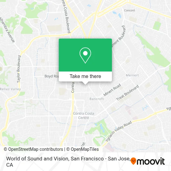 World of Sound and Vision map