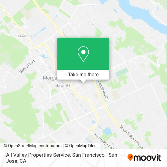 All Valley Properties Service map