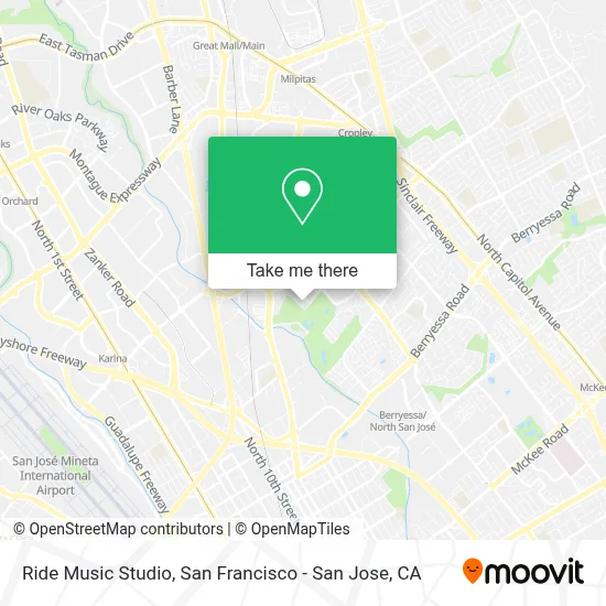Ride Music Studio map