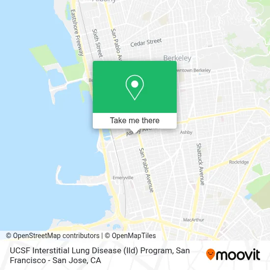 UCSF Interstitial Lung Disease (Ild) Program map