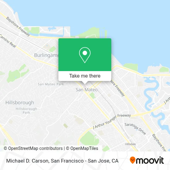 Michael D. Carson map