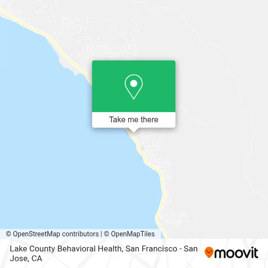 Lake County Behavioral Health map