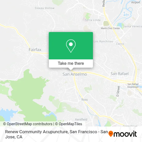 Renew Community Acupuncture map