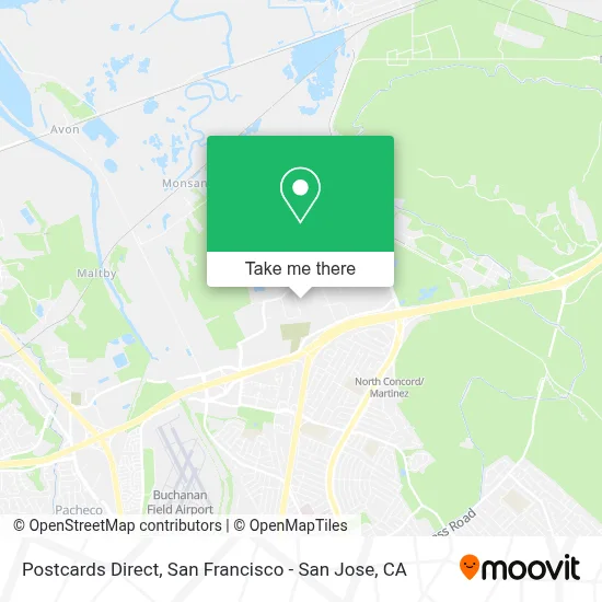 Postcards Direct map