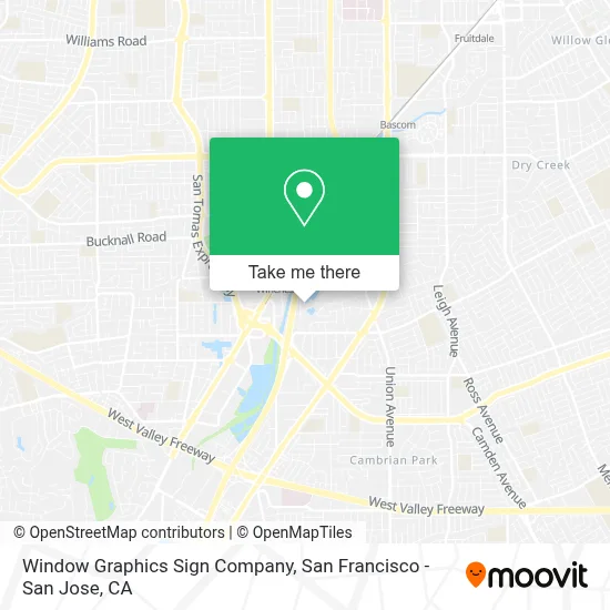 Window Graphics Sign Company map