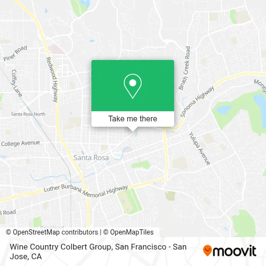 Wine Country Colbert Group map