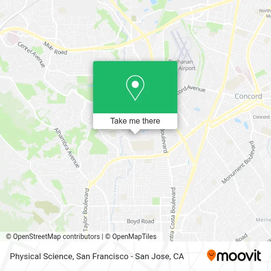 Physical Science map