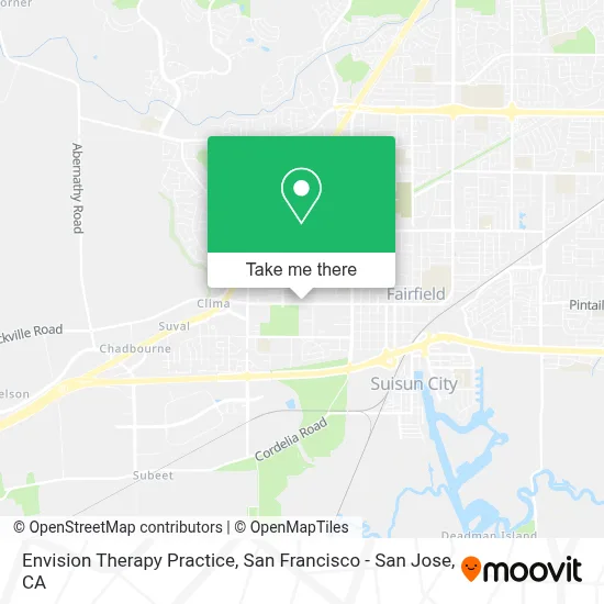 Envision Therapy Practice map