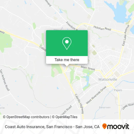 Coast Auto Insurance map