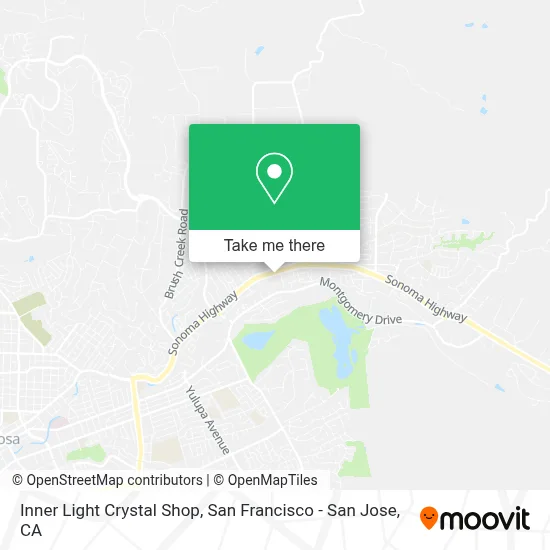 Inner Light Crystal Shop map