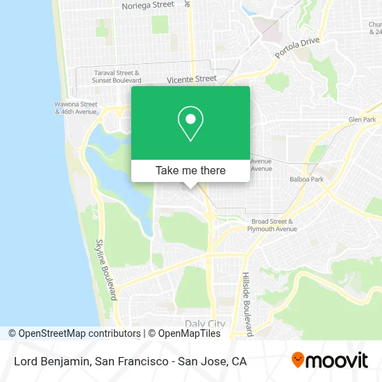Lord Benjamin map