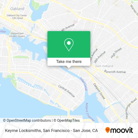 Keyme Locksmiths map