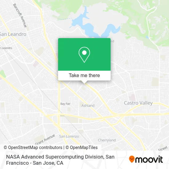 NASA Advanced Supercomputing Division map