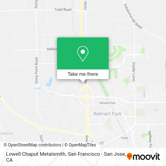 Lowell Chaput Metalsmith map
