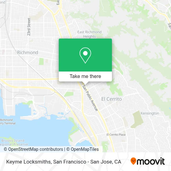 Keyme Locksmiths map