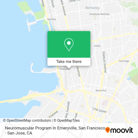 Neuromuscular Program In Emeryville map