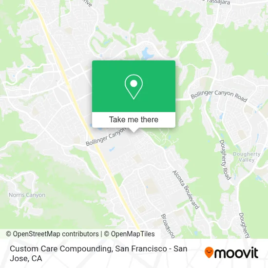 Custom Care Compounding map