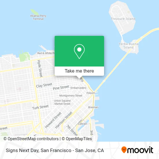 Signs Next Day map