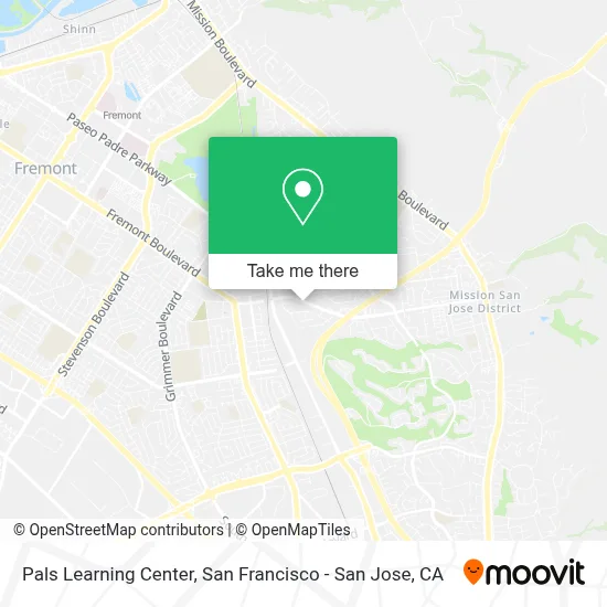 Pals Learning Center map