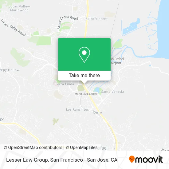 Lesser Law Group map
