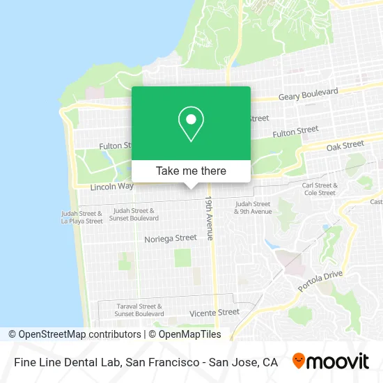 Fine Line Dental Lab map
