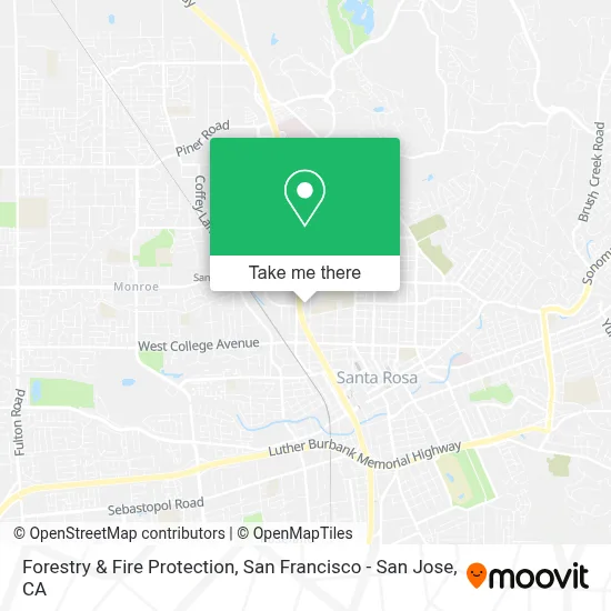 Forestry & Fire Protection map