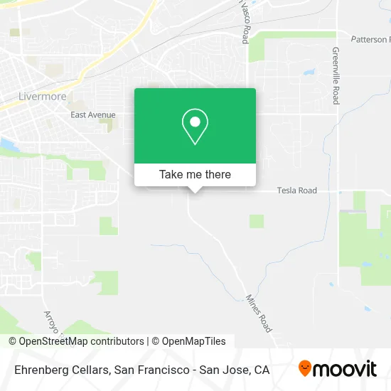 Ehrenberg Cellars map