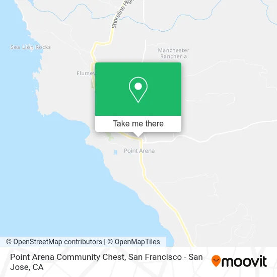 Point Arena Community Chest map