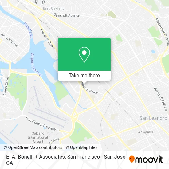 E. A. Bonelli + Associates map