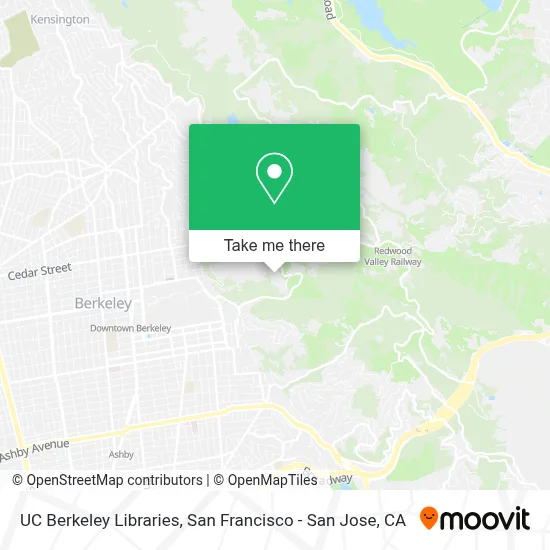 UC Berkeley Libraries map
