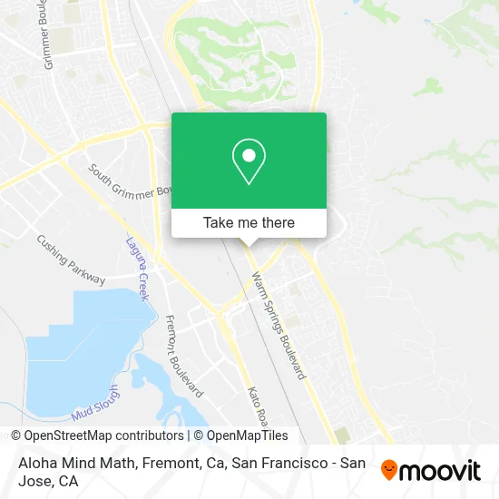 Aloha Mind Math, Fremont, Ca map