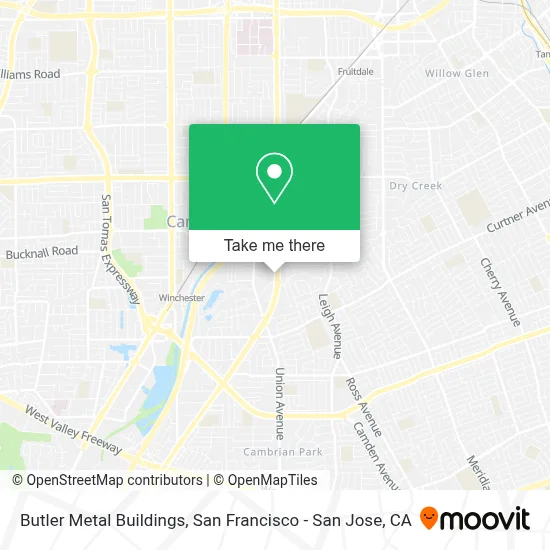 Butler Metal Buildings map