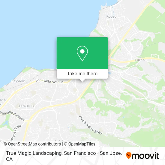 True Magic Landscaping map
