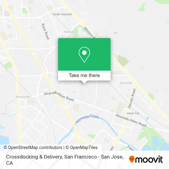 Crossdocking & Delivery map