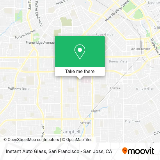 Instant Auto Glass map